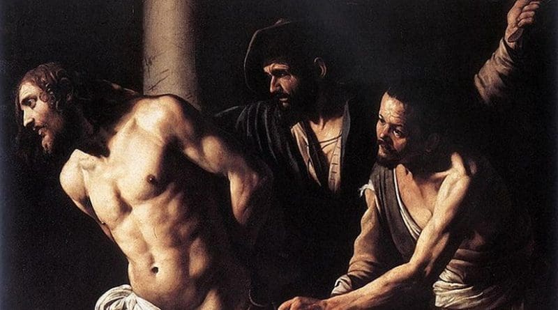 Christ at the Column by Caravaggio.