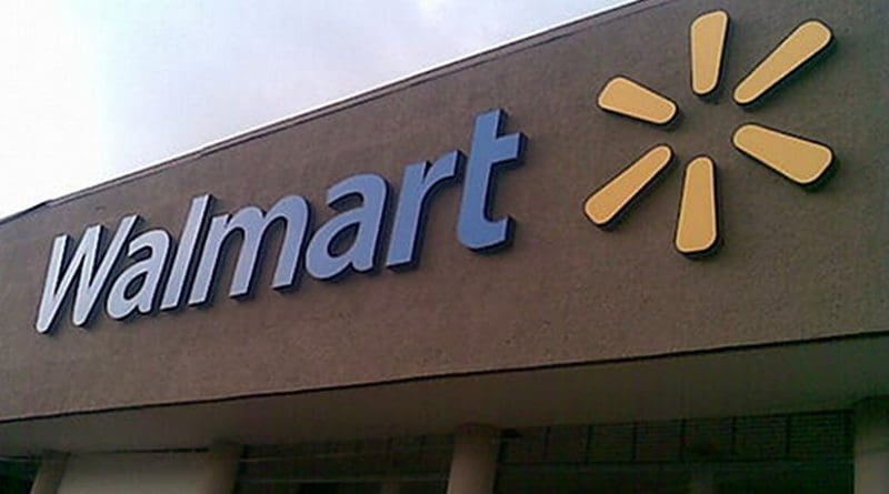 A Walmart store. Photo by Inoyamanaka79, Wikimedia Commons.