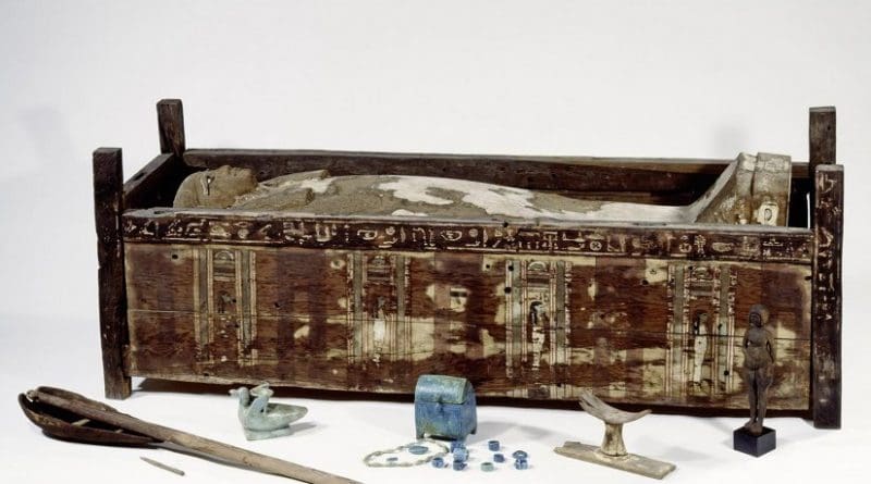 Sarcophagus of Tadja, Abusir el-Meleq. Credit bpk/Aegyptisches Museum und Papyrussammlung, SMB/Sandra Steiss