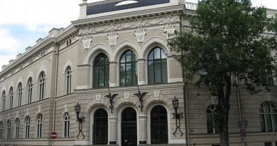 Bank of Latvia headquarters in Riga. Photo by Kaihsu Tai, Wikipedia Commons.