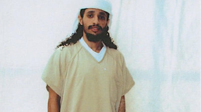 Ahmed Abdul Qader, photographed at Guantanamo in 2009 or 2010 by representatives of the International Committee of the Red Cross, and made available to his family, who made it publicly available via his lawyers.