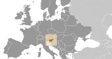 Location of Slovenia. Source: CIA World Factbook.