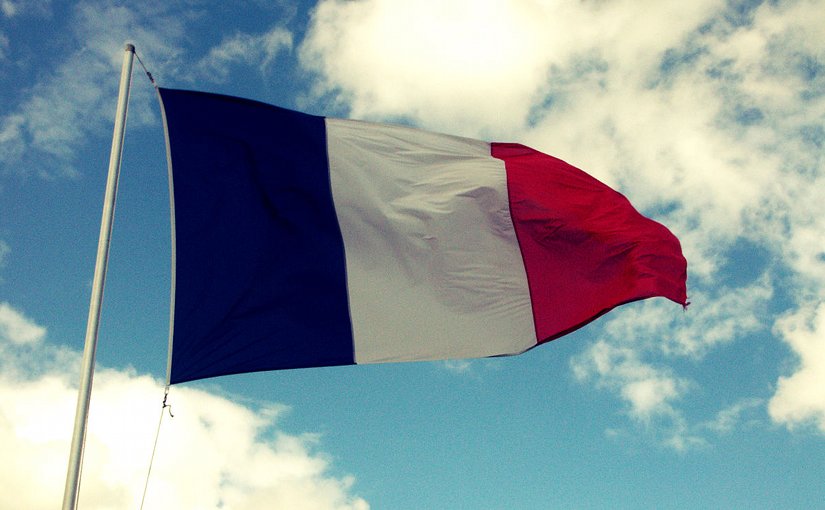 France's flag. Photo by Mith, Wikimedia Commons.