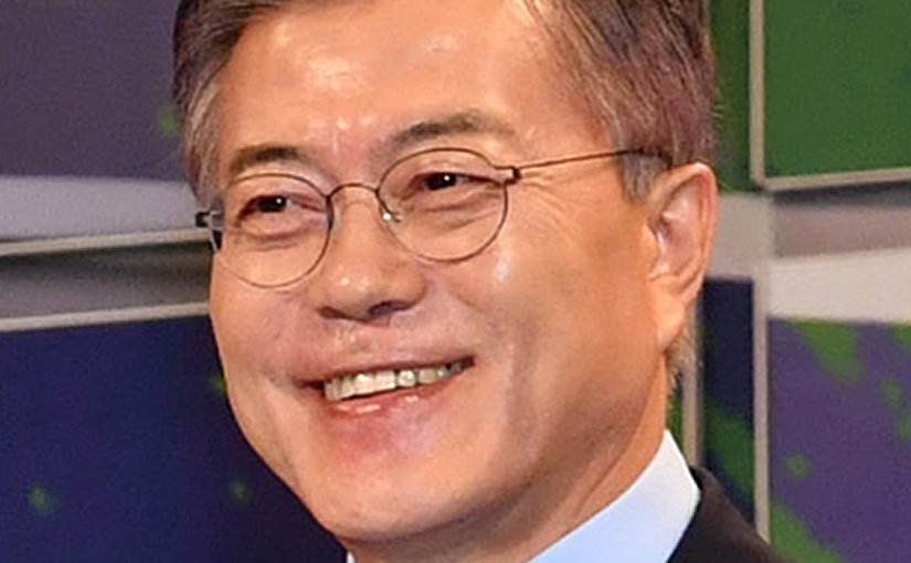 South Korea's Moon Jae-In. Photo Credit: VOA, Wikipedia Commons.