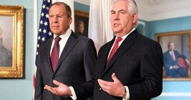 US State Secretary Rex Tillerson met with Russian Foreign Minister Sergey Lavrov. Photo Credit: US State Department.