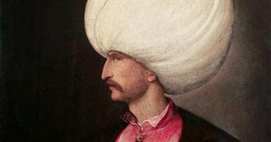 Suleiman the Magnificent in a portrait attributed to Titian c.1530.