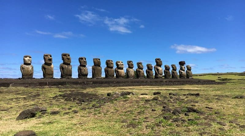 Easter Island / Ahu Tongariki. Photo by Alexia Rauen, October 28, 2016.