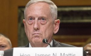 US Defense Secretary James Mattis. DoD photo by Navy Petty Officer 2nd Class Dominique A. Pineiro