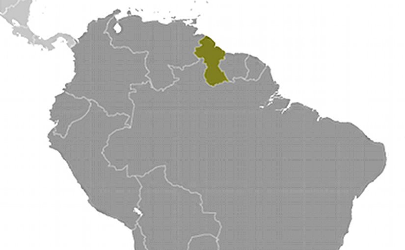 Location of Guyana. Source: CIA World Factbook