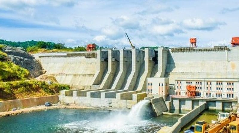 Artist's rendition of Sri Lanka's Moragahakanda hydro-electricity plant. Credit: Sri Lanka government.