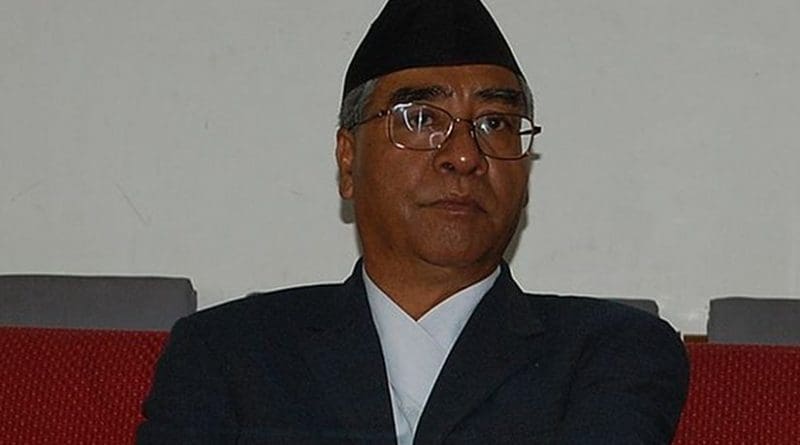 Nepal's Sher Bahadur Deuba. File photo by Ashishlohorung, Wikimedia Commons.