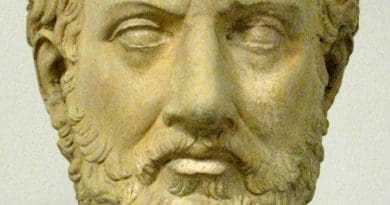 Bust of Thucydides. Source: Wikipedia Commons.