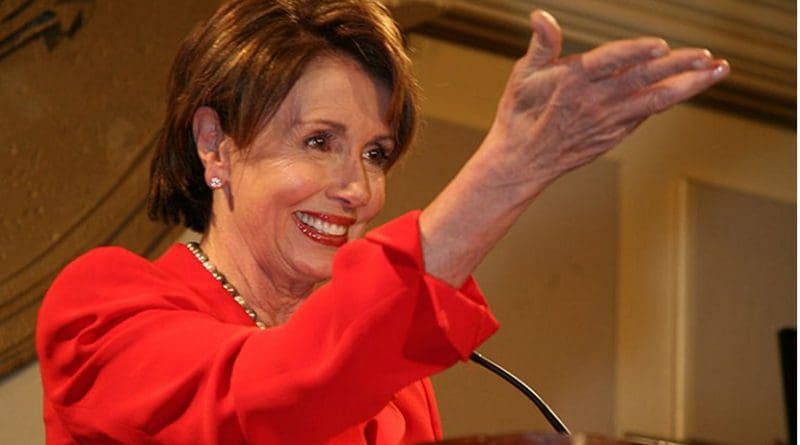 Nancy Pelosi. Credit: Wikimedia Commons.