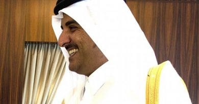 Qatar's Sheikh Tamim bin Hamad Al Thani. Photo by Chuck Hagel, Wikimedia Commons.