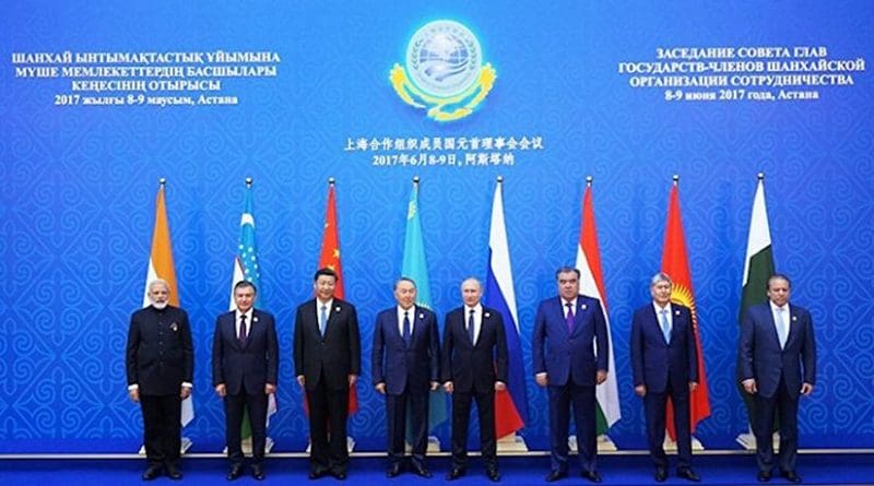 The Shanghai Cooperation Organization Heads of State Council Meeting presided by Kazakh President Nursultan Nazarbayev.