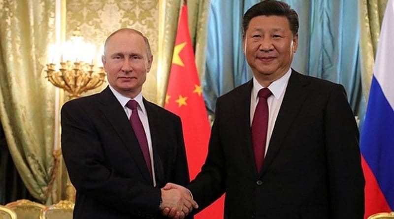 Russia's President Vladimir Putin and President of China Xi Jinping. Photo Credit: Kremlin.ru