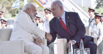 India's Prime Minister Narendra Modi and Israel's Prime Minister Benjamin Netanyahu. Photo Credit: India PM Office.