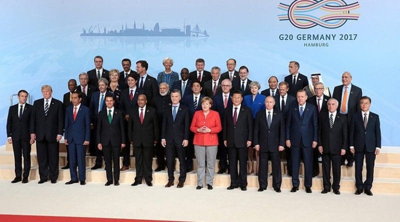 G20 Summit participants in Hamburg, Germany 2017. Photo Credit: Kremlin.ru