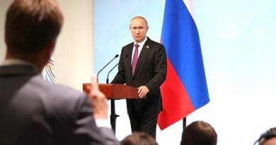 Russia's President Vladimir Putin at press conference. Photo credit: Kremlin.ru