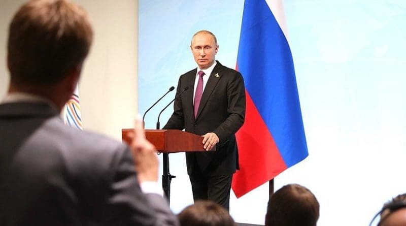 Russia's President Vladimir Putin at press conference. Photo credit: Kremlin.ru