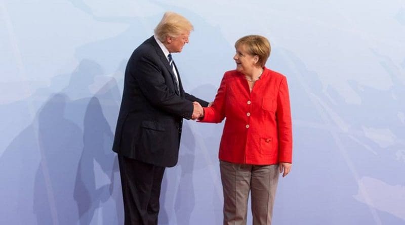 President Donald J. Trump and Chancellor Angela Merkel | July 7, 2017 (Official White House Photo by Shealah Craighead)