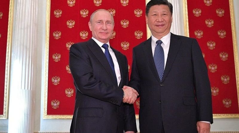 Russia's President Vladimir Putin with President of China Xi Jinping. Photo Credit: Kremlin.ru
