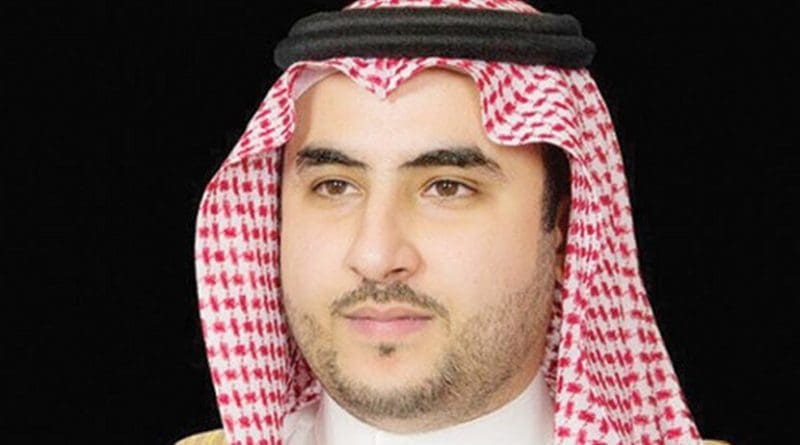 Saudi Arabia's Ambassador Prince Khaled bin Salman. Photo Credit: SPA