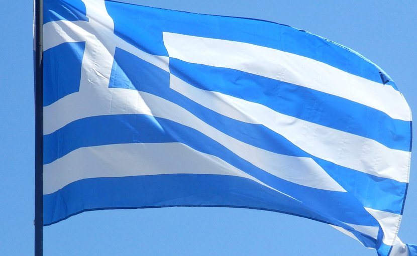 Greece's flag.
