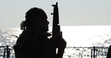A member of Pakistan Navy Special Service Group aboard Pakistan Navy Ship PNS Babur. Photo by Mass Communication Specialist 2nd Class Michael Zeltakalns, US Navy, Wikipedia Commons.