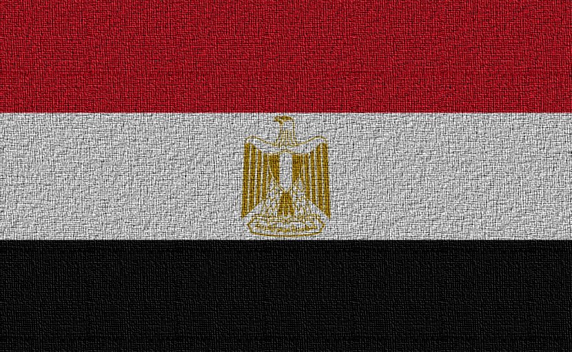 Flag of Egypt.