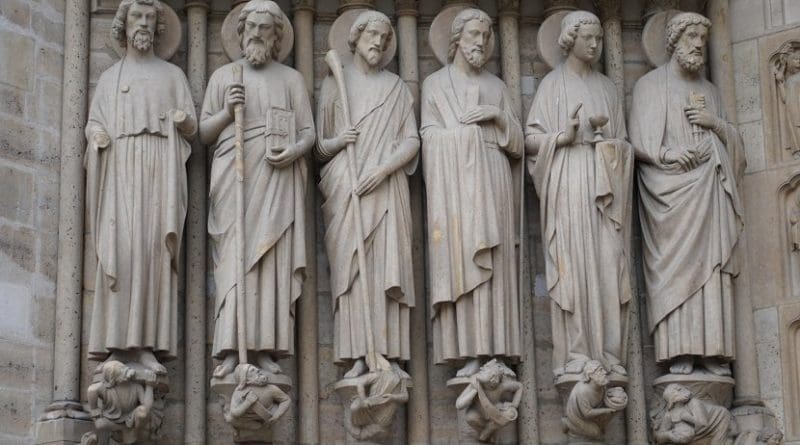 catholic church statue saints