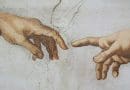 Detail of Creation of Adam, fresco by Michelangelo in the Sistine Chapel. Source: Wikimedia Commons.