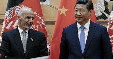 Afghanistan's President Ashraf Ghani and President of China Xi Jin-ping. Photo Credit: China's Ministry of Foreign Affairs.