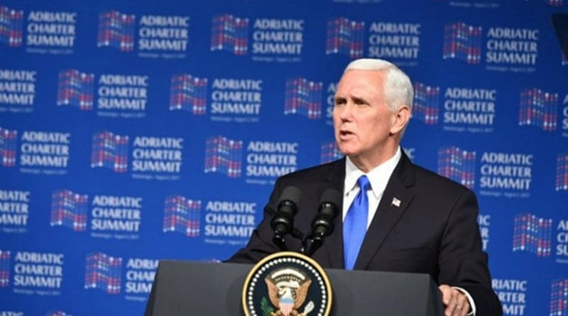 US Vice President Mike Pence in Podgorica, Montenegro. Photo: Montenegro Government.