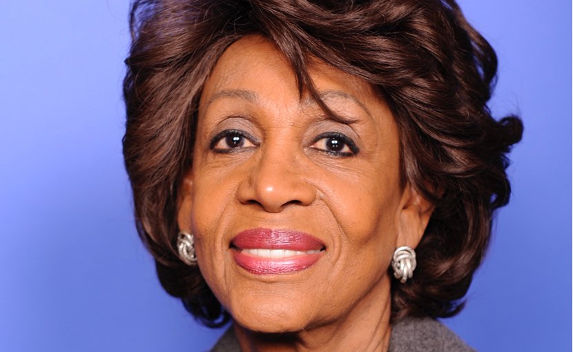 Maxine Waters. Source:" House of Representatives photographic studio, Wikipedia Commons.