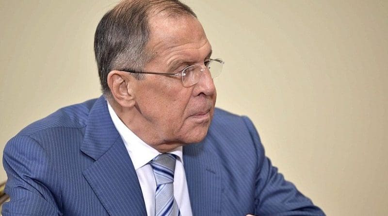 Foreign Minister of Russia Sergei Lavrov. Photo Credit: Kremlin.ru