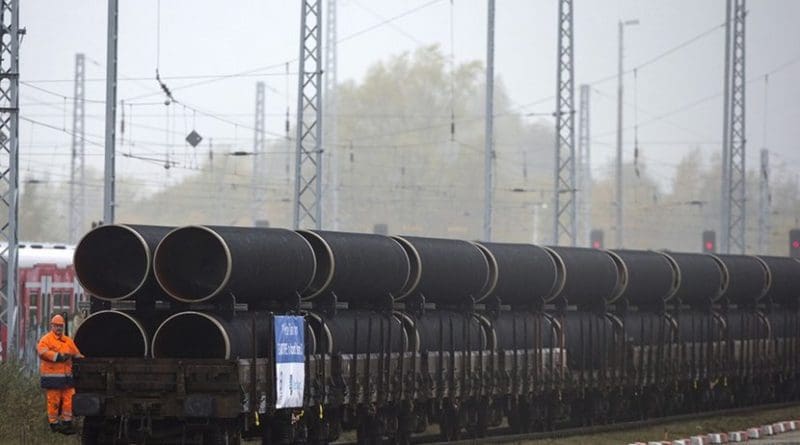 Pipes for the Nord Stream 2 pipeline. Photo Credit: Nord Steam 2