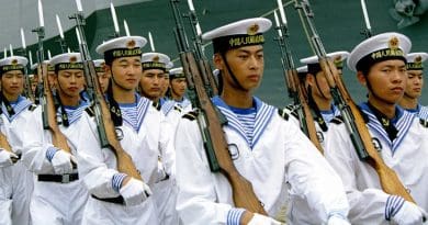 China PLAN sailors. Photo by iang, Wikipedia Commons.