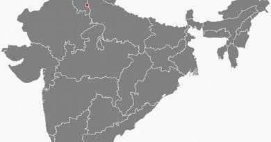 Location of Delhi in India. Source: Wikipedia Commons.