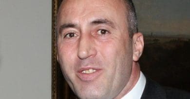 Kosovo's Ramush Haradinaj. Photo Foreign and Commonwealth Office, Wikipedia Commons.