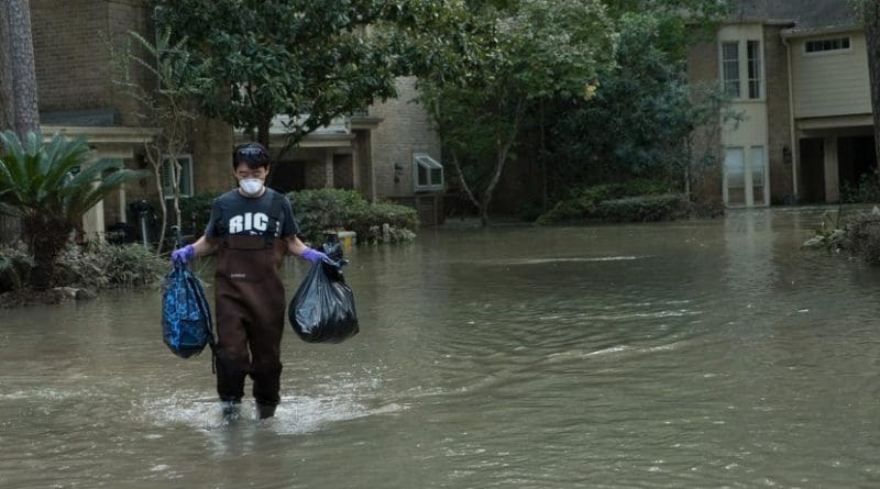 Hurricane Harvey caused some of the most catastrophic flooding in US history. A new study of flooding between 1999-2009 in several southeast Houston suburbs found that FEMA's 100-year flood plain maps failed to capture 75 percent of flood damages from five storms, none of which reached the threshold of a 100-year event. Credit: Jeff Fitlow/Rice University