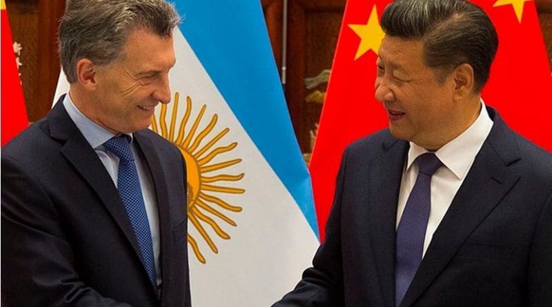 Argentine President Mauricio Macri and Chinese President Xi Jinping. Photo Casa Rosada (Argentina Presidency of the Nation), Wikipedia Commons.