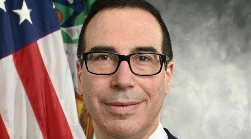 Official portrait of Steven Mnuchin, United States Secretary of the Treasury