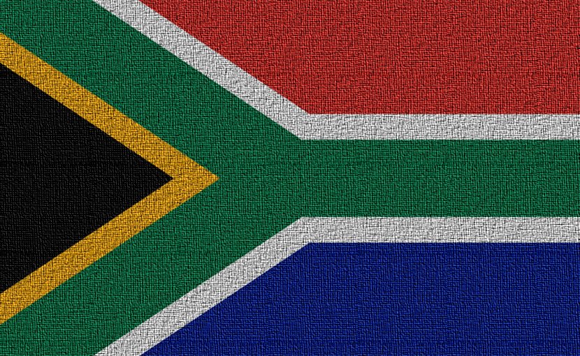 Flag of South Africa.