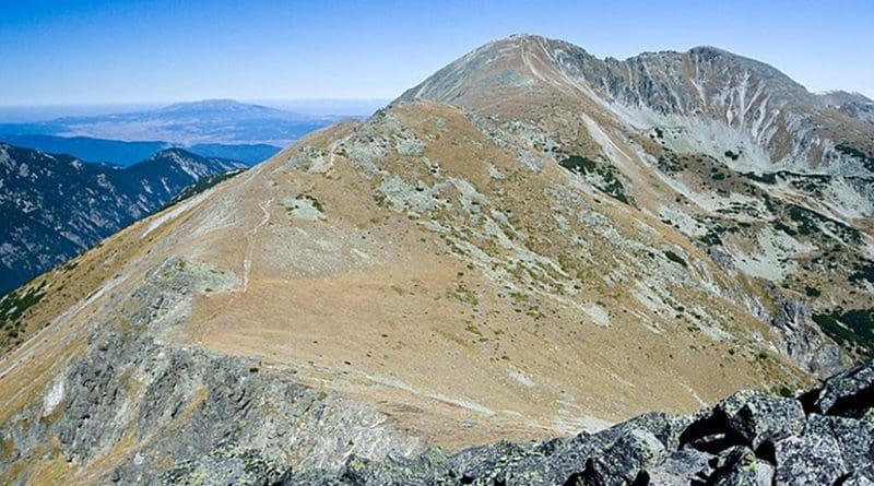Musala summit in Rila mountain, Bulgaria. Photo by Deyan Vasilev, Wikipedia Commons.