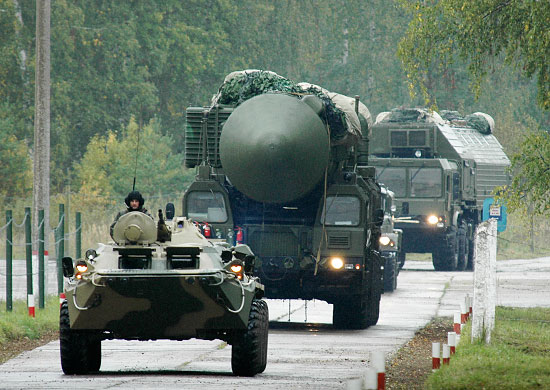 A Russian Topol ICBM ground-based mobile launcher. Photo Credit: Russia Defense Ministry, Mil.ru