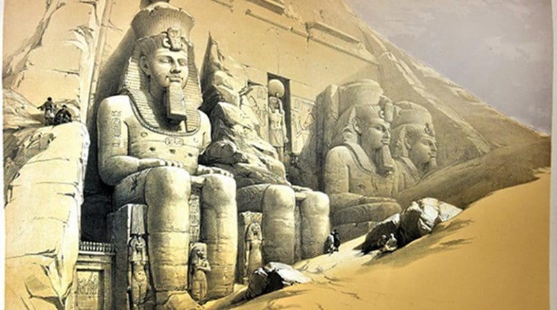 Work by Egyptologist and adventurer Giovanni Belzoni.