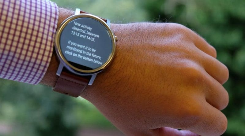 A new algorithm invented at the University of Sussex enables smartwatches to learn your everyday activities. Credit Hristijan Gjoreski / University of Sussex