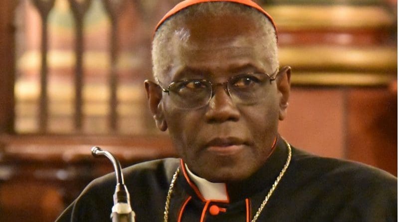 Cardinal Robert Sarah. Photo by François-Régis Salefran, Wikipedia Commons.