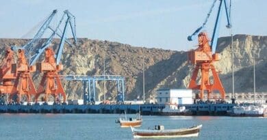 Gwadar port of Pakistan. Photo by Umargondal, Wikimedia Commons.